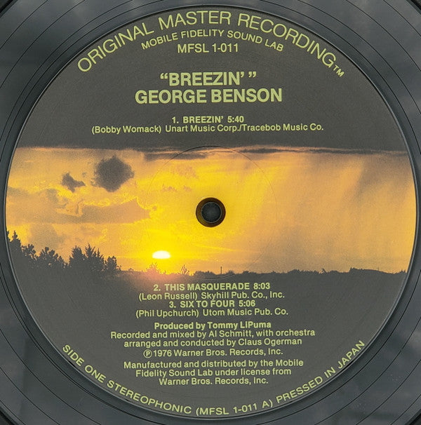 George Benson : Breezin' (LP,Album,Limited Edition,Reissue,Remastered,Stereo)
