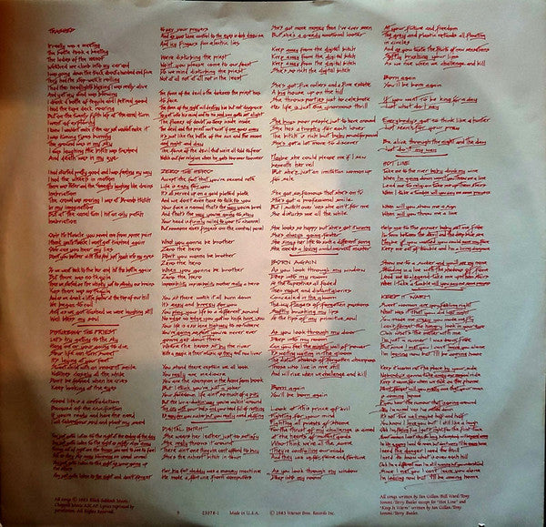 Black Sabbath : Born Again (LP,Album)