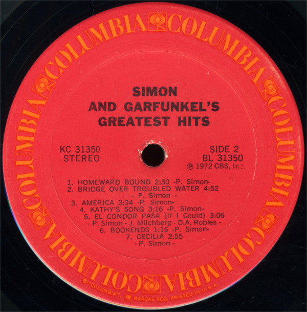 Simon & Garfunkel : Simon And Garfunkel's Greatest Hits (LP,Compilation)