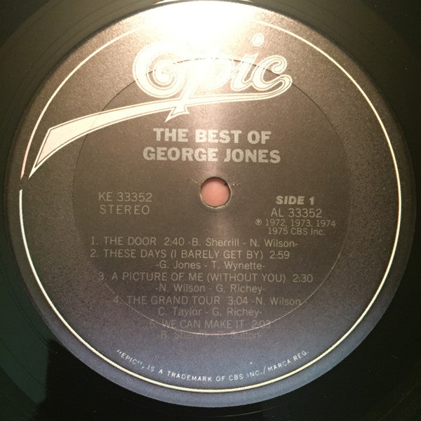 George Jones (2) : The Best Of George Jones (LP,Compilation,Reissue)
