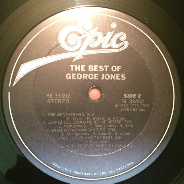 George Jones (2) : The Best Of George Jones (LP,Compilation,Reissue)