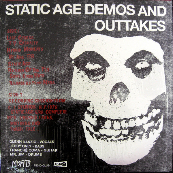 Misfits : Static Age Demos & Outtakes (LP,Unofficial Release)