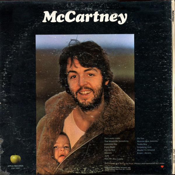 Paul McCartney : McCartney (LP,Album,Stereo)