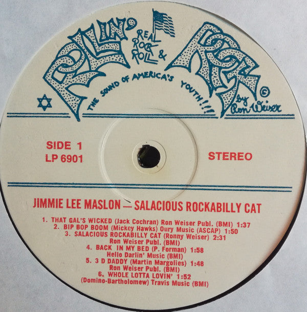 Jimmie Lee Maslon : Salacious Rockabilly Cat (LP,Album)
