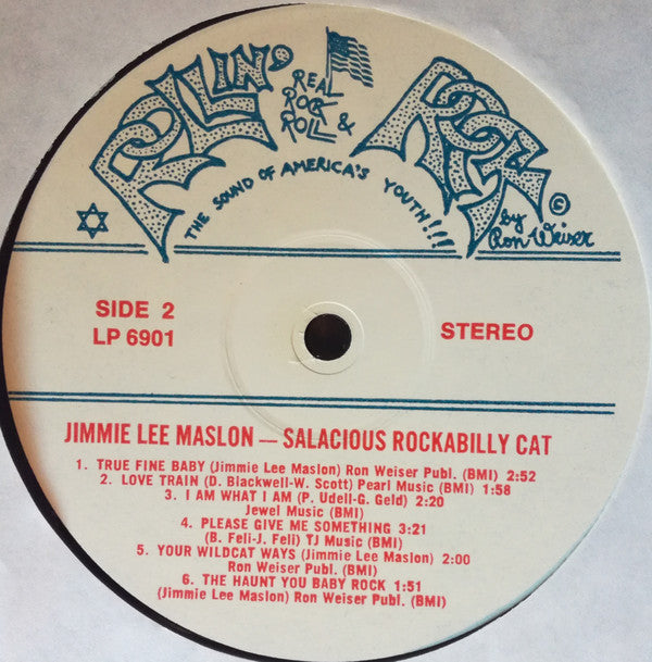 Jimmie Lee Maslon : Salacious Rockabilly Cat (LP,Album)