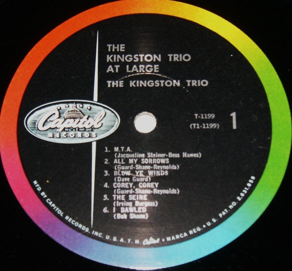 Kingston Trio : At Large (LP,Album,Repress,Mono)