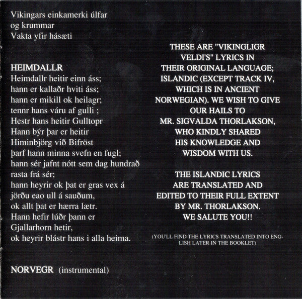 Enslaved : Vikingligr Veldi (Album)