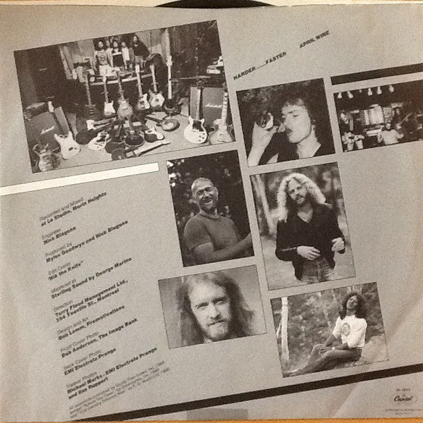 April Wine : Harder.....Faster (LP,Album)