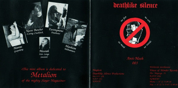 Mayhem : Deathcrush (Mini-Album,Reissue)