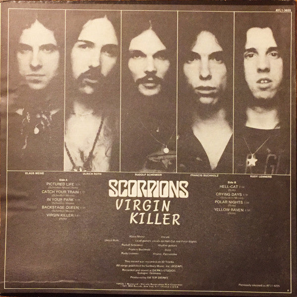 Scorpions : Virgin Killer (LP,Album,Reissue,Stereo)