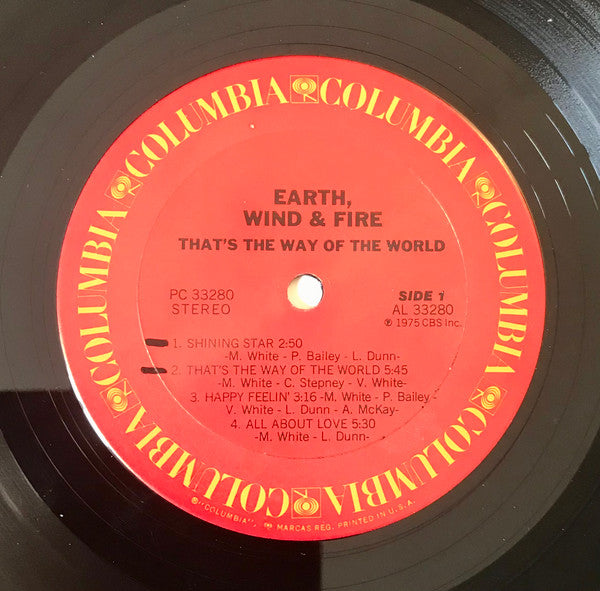 Earth, Wind & Fire : That's The Way Of The World (LP,Album,Stereo)