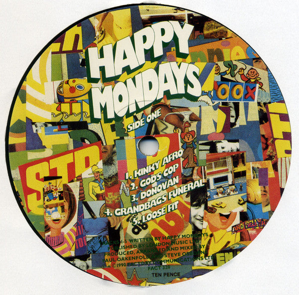 Happy Mondays : Pills 'N' Thrills And Bellyaches (LP,Album,Reissue)