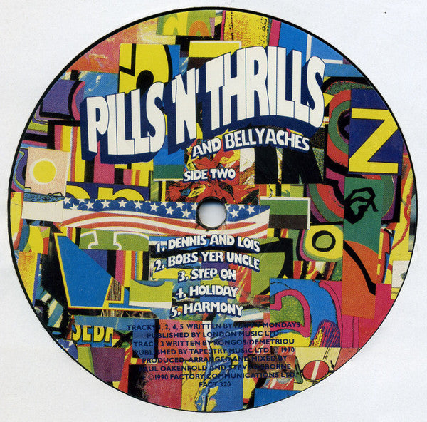 Happy Mondays : Pills 'N' Thrills And Bellyaches (LP,Album,Reissue)