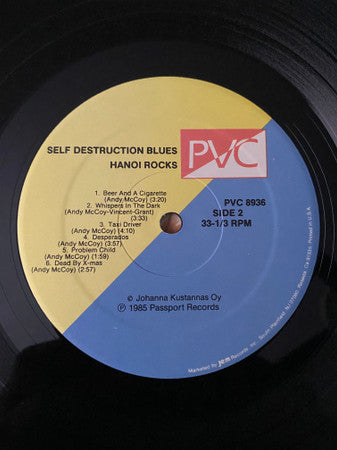 Hanoi Rocks : Self Destruction Blues (LP,Album)