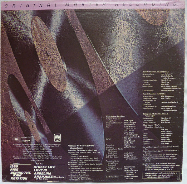 Herb Alpert : Rise (LP,Album,Limited Edition,Reissue,Remastered)