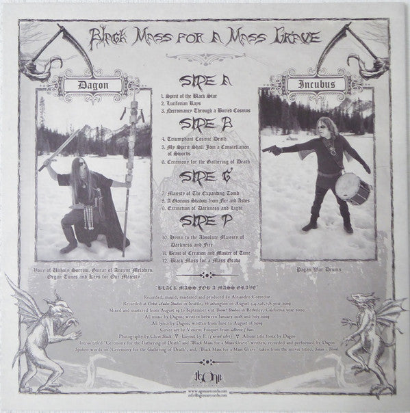 Inquisition : Black Mass For A Mass Grave (LP,Album,Limited Edition,Numbered,Reissue,Repress,Stereo)