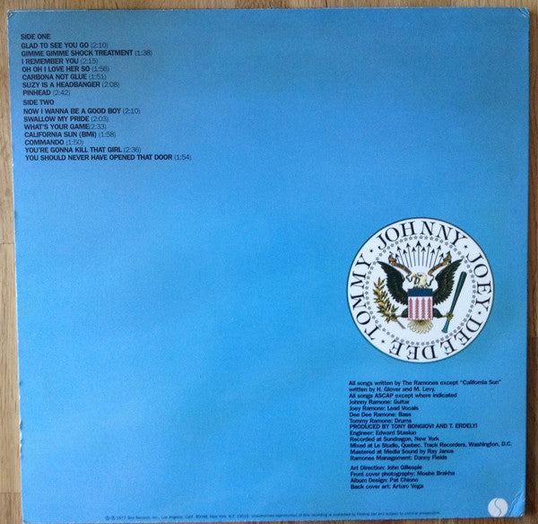 Ramones : Leave Home (LP,Album,Limited Edition,Reissue,Stereo)