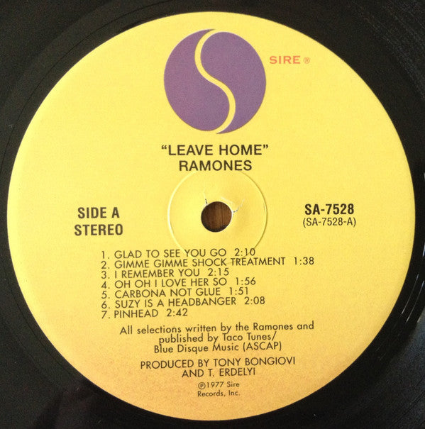 Ramones : Leave Home (LP,Album,Limited Edition,Reissue,Stereo)