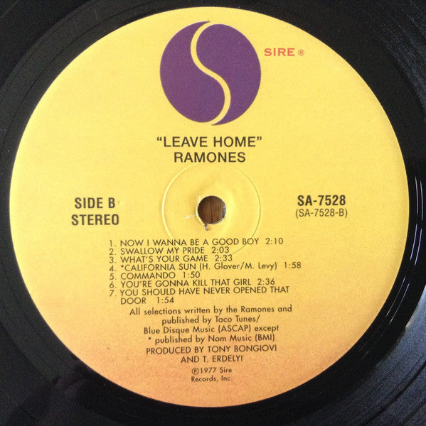 Ramones : Leave Home (LP,Album,Limited Edition,Reissue,Stereo)