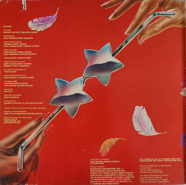 Bootsy's Rubber Band : Bootsy? Player Of The Year (LP,Album,Stereo)