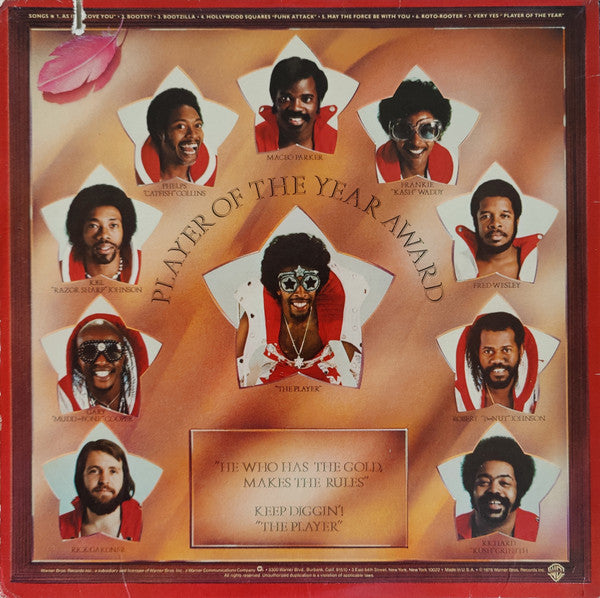 Bootsy's Rubber Band : Bootsy? Player Of The Year (LP,Album,Stereo)