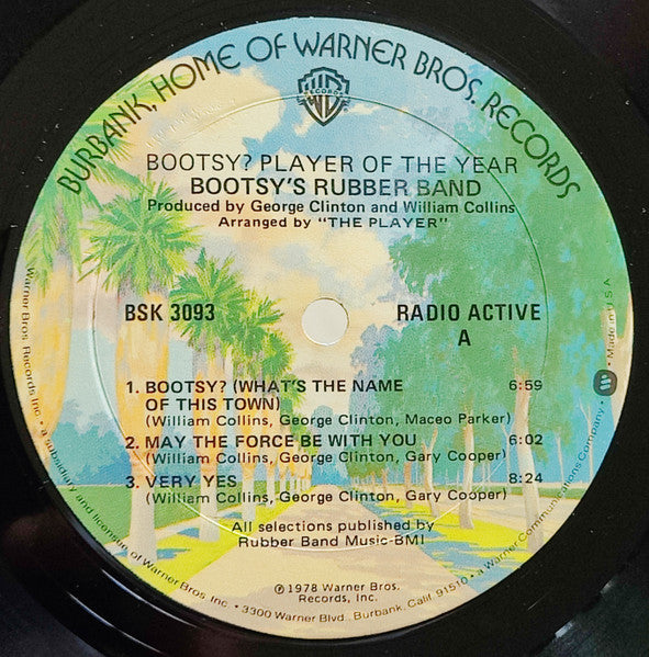 Bootsy's Rubber Band : Bootsy? Player Of The Year (LP,Album,Stereo)