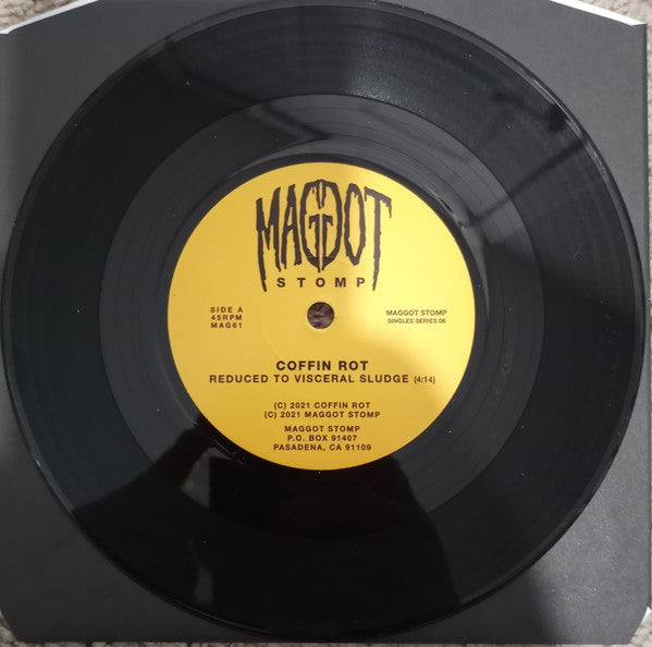 Coffin Rot (2) : Reduced To Visceral Sludge (7",45 RPM)