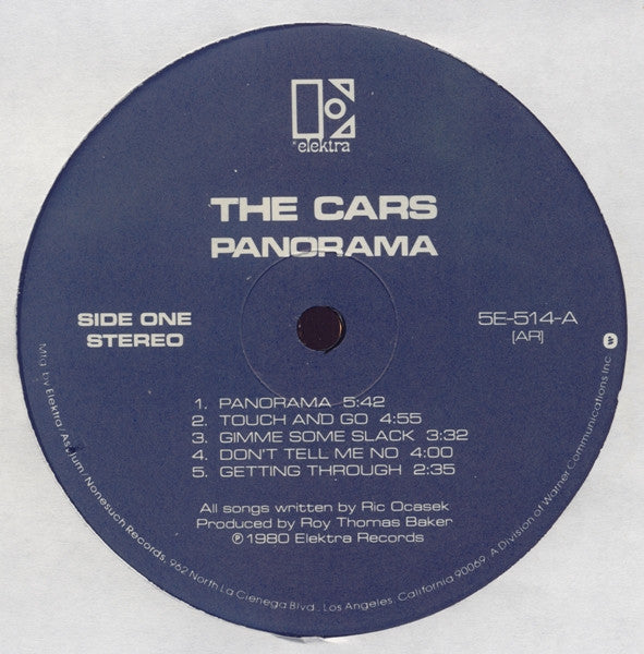 Cars, The : Panorama (LP,Album,Stereo)