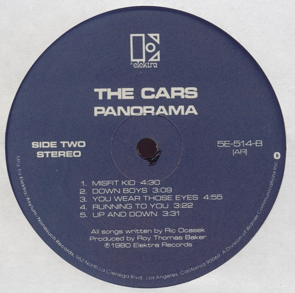 Cars, The : Panorama (LP,Album,Stereo)