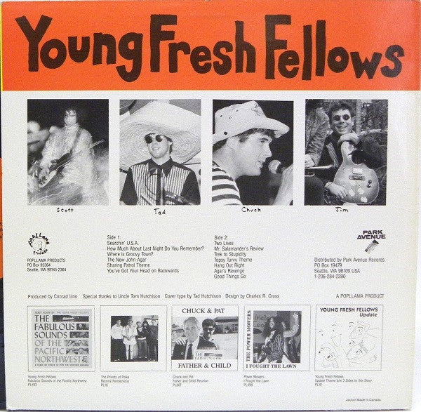 Young Fresh Fellows : Topsy Turvy (LP,Album)