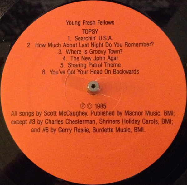 Young Fresh Fellows : Topsy Turvy (LP,Album)