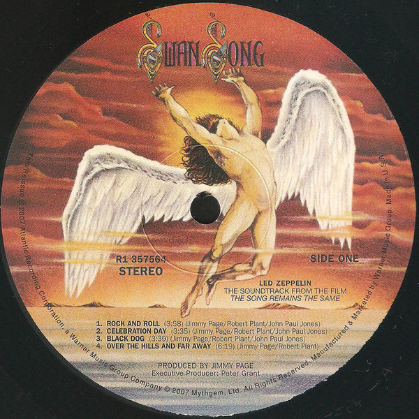 Led Zeppelin : The Soundtrack From The Film The Song Remains The Same (LP,Album,Reissue,Remastered,Stereo)
