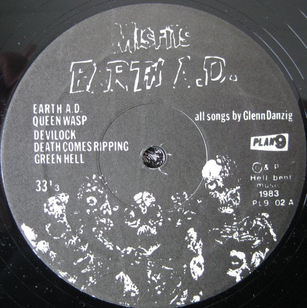 Misfits : Earth A.D. / Wolfs Blood (LP,Repress,Album)