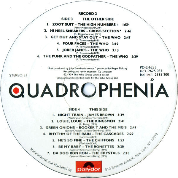 Various : Quadrophenia (LP,Compilation)