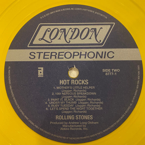 Rolling Stones, The : Hot Rocks 1964-1971 (LP,Compilation,Limited Edition,Reissue)