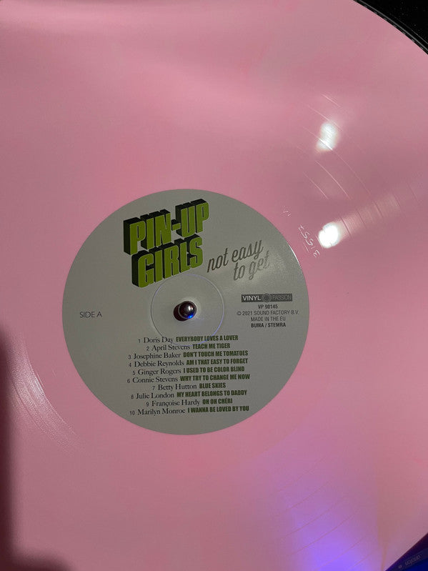 Various : Pin-Up Girls - Not Easy To Get (LP,Compilation)