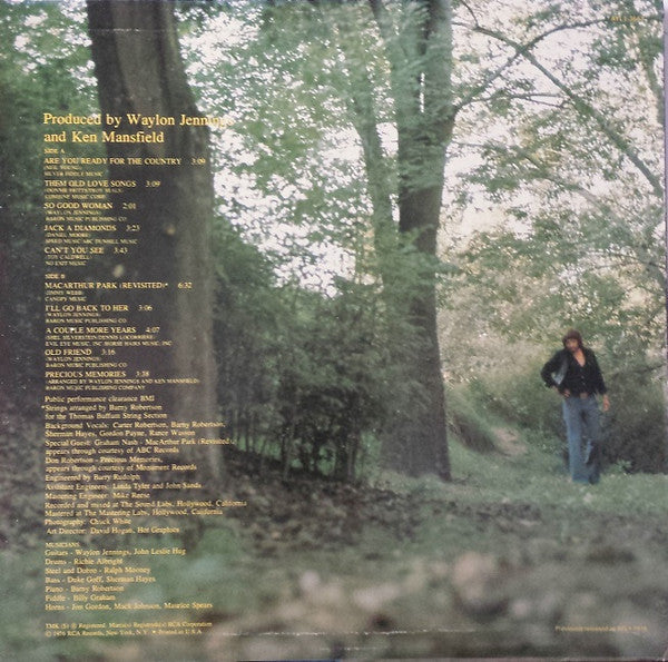 Waylon Jennings : Are You Ready For The Country (LP,Album,Reissue)