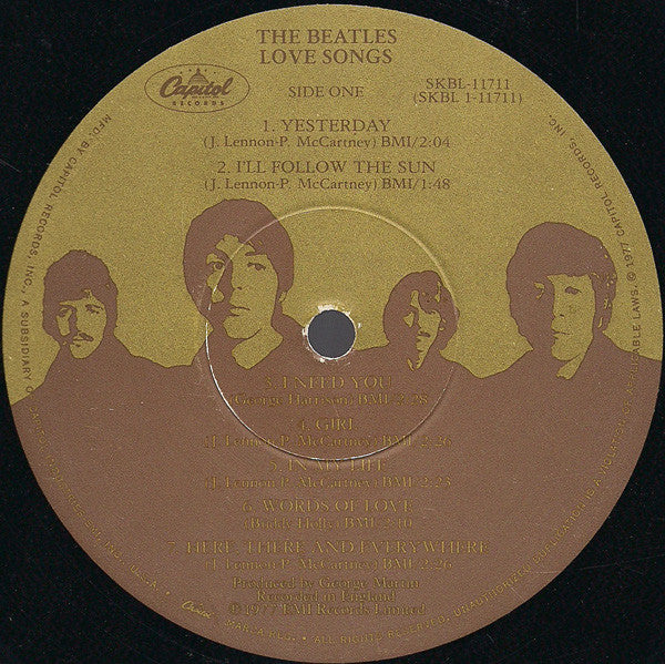 Beatles, The : Love Songs (LP,Compilation,Stereo)