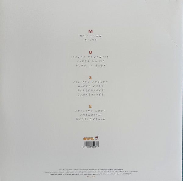 Muse : Origin Of Symmetry: XX Anniversary RemiXX (LP,Album,Reissue,Remastered)