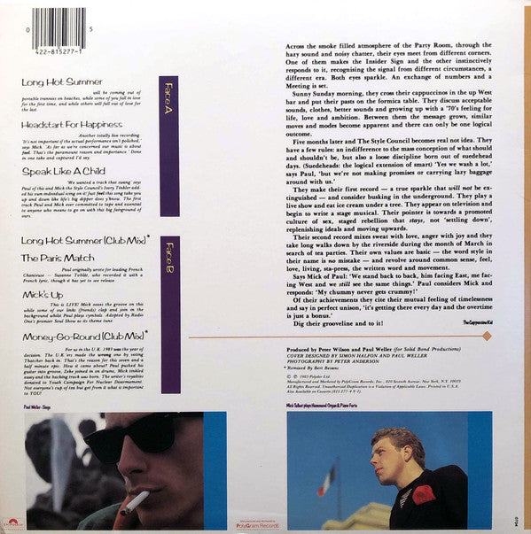 Style Council, The : Introducing: The Style Council (LP,Mini-Album,Stereo)