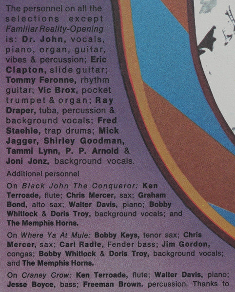 Dr. John : The Sun, Moon & Herbs (LP,Album)
