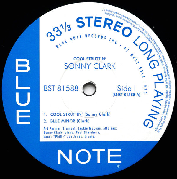 Sonny Clark : Cool Struttin' (LP,Album,Reissue,Stereo)