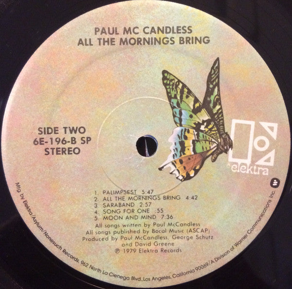 Paul McCandless : All The Mornings Bring (LP,Album)