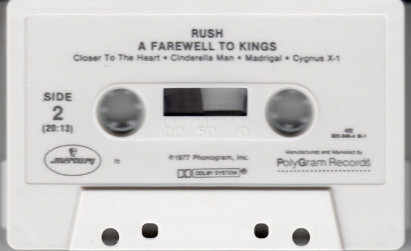 Rush : A Farewell To Kings (Album,Reissue)