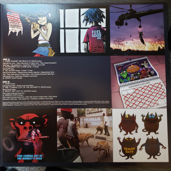 Gorillaz : Demon Days (LP,Album,Reissue,Remastered,Repress)