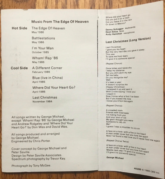 Wham! : Music From The Edge Of Heaven (Album)
