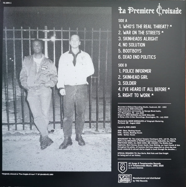 Templars, The : La Premiere Croisade (LP,Repress)