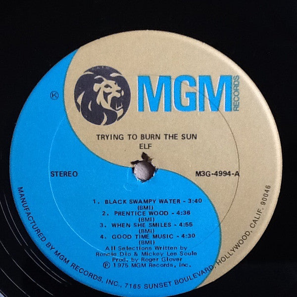 ELF (3) : Trying To Burn The Sun (LP,Album)