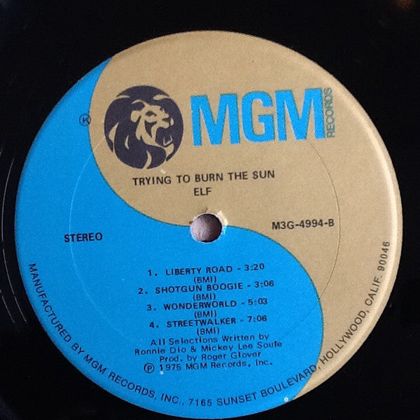 ELF (3) : Trying To Burn The Sun (LP,Album)