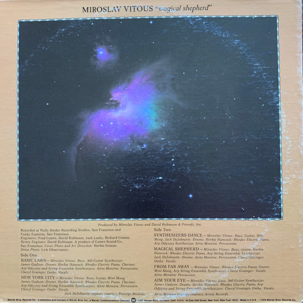 Miroslav Vitous : Magical Shepherd (LP,Album,Stereo)